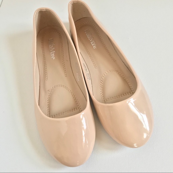 Women’s nude/ blush pink ballet flats - Picture 1 of 8